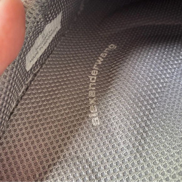 NEW Alexander Wang Silver Mules Sneakers Size 41 - Picture 9 of 13